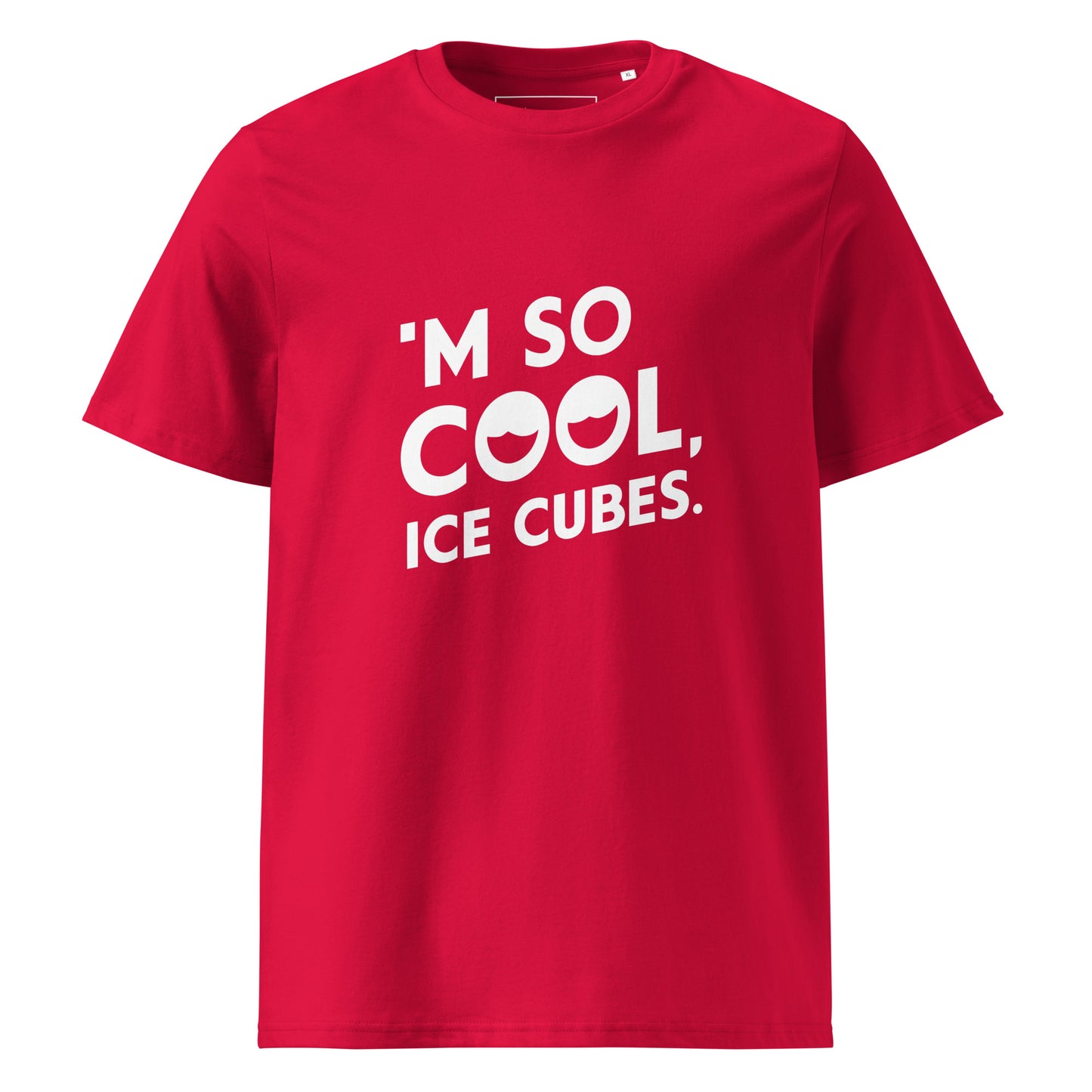 Unisex | 'M SO COOL ICE CUBES - Organic Cotton T-Shirt