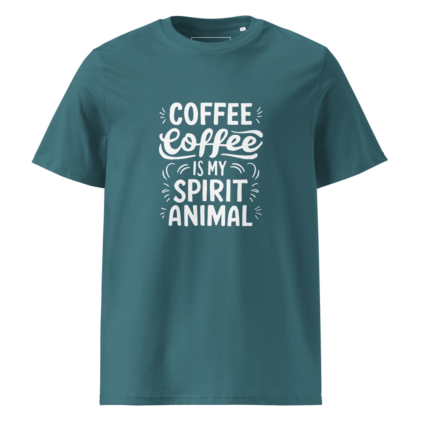 Unisex | Coffee Is My Spirit Animal Organic Cotton T-Shirt