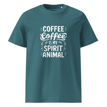 Unisex | Coffee Is My Spirit Animal Organic Cotton T-Shirt