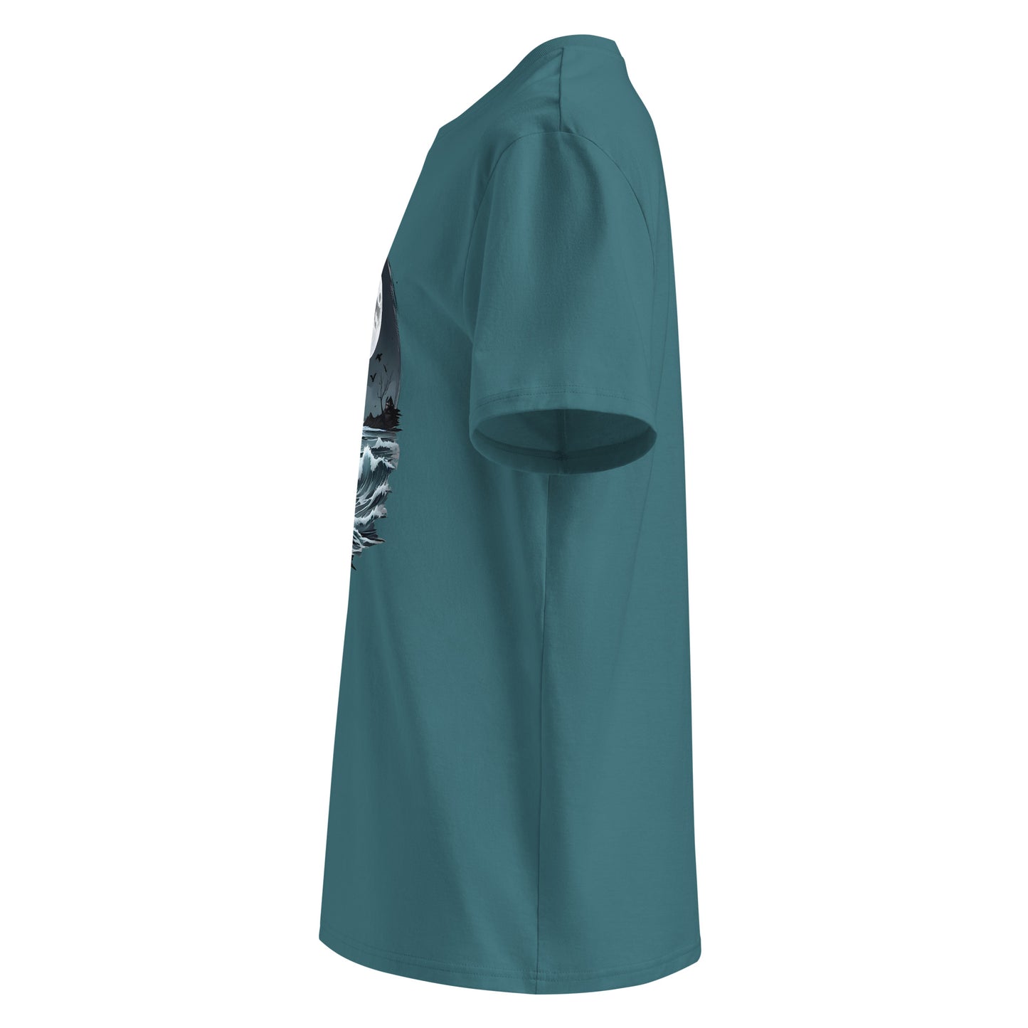 Unisex | Moon, Crow, Beach - Soft Organic Cotton T-Shirt