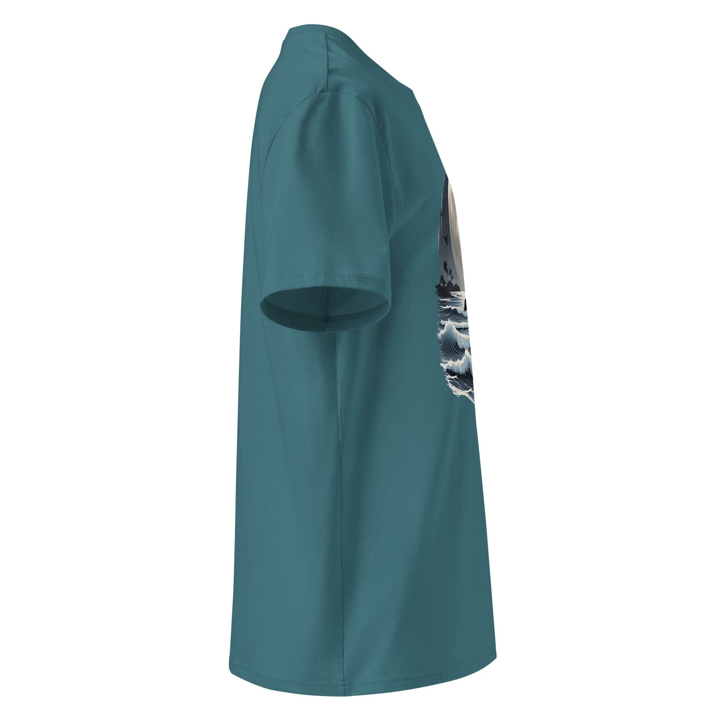 Unisex | Moonlight, Crow, Beach - Organic Cotton T-Shirt