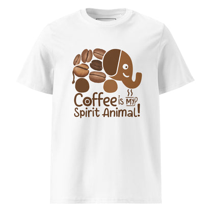 Unisex | Coffee Is My Spirit Animal Organic Cotton T-Shirt