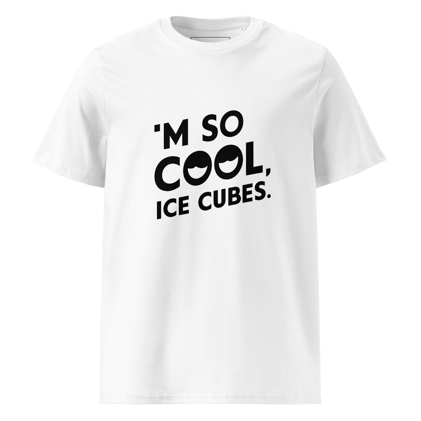Unisex | 'M SO COOL ICE CUBES - Organic Cotton T-Shirt