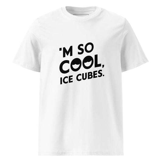 Unisex | 'M SO COOL ICE CUBES - Organic Cotton T-Shirt