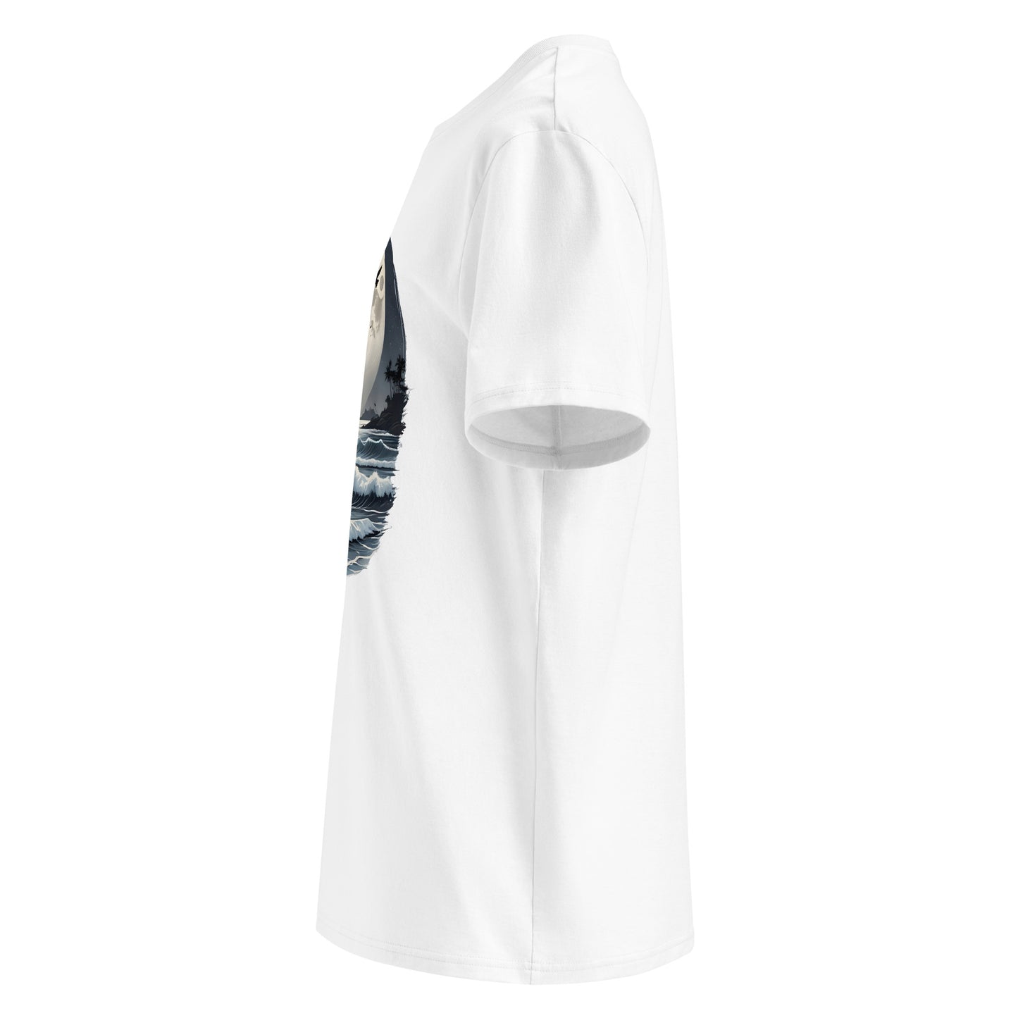 Unisex | Moonlight, Crow, Beach - Organic Cotton T-Shirt