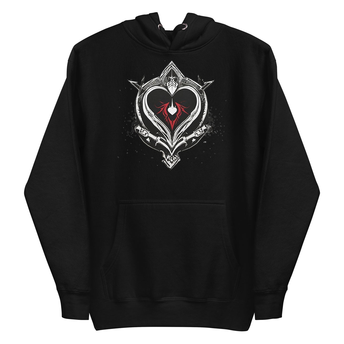 Unisex | Black Heart Candle Hoodie