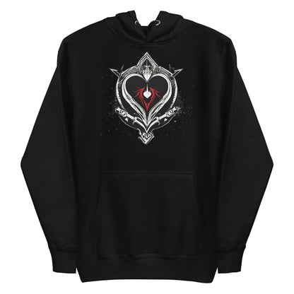 Unisex | Black Heart Candle Hoodie