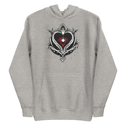 Unisex | Black Heart Candle Hoodie