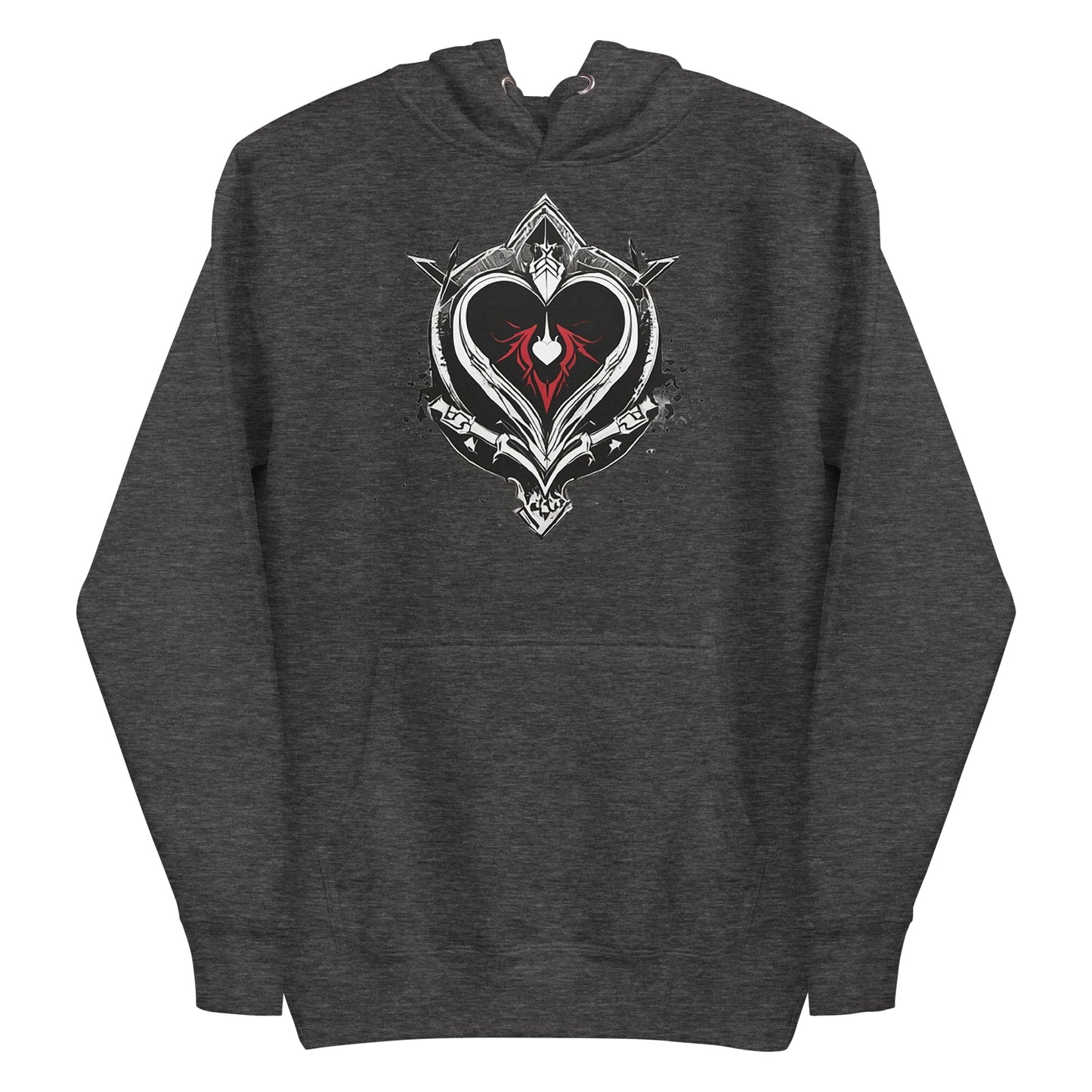 Unisex | Black Heart Candle Hoodie