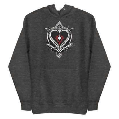 Unisex | Black Heart Candle Hoodie