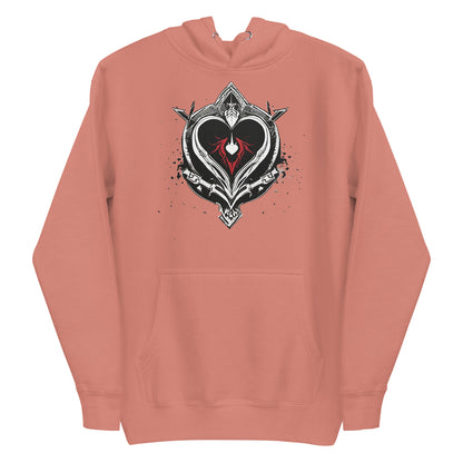 Unisex | Black Heart Candle Hoodie