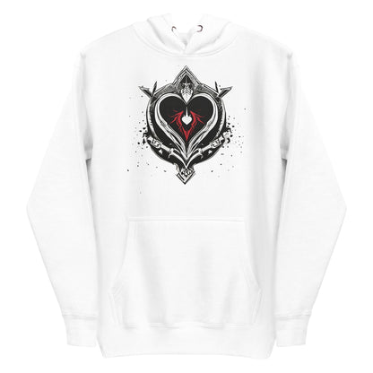 Unisex | Black Heart Candle Hoodie