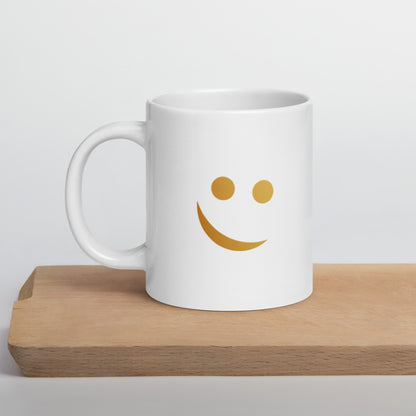 RS | White Glossy Mug