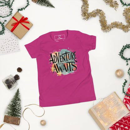 Youth Short Sleeve | Adventure Awaits - T-Shirt