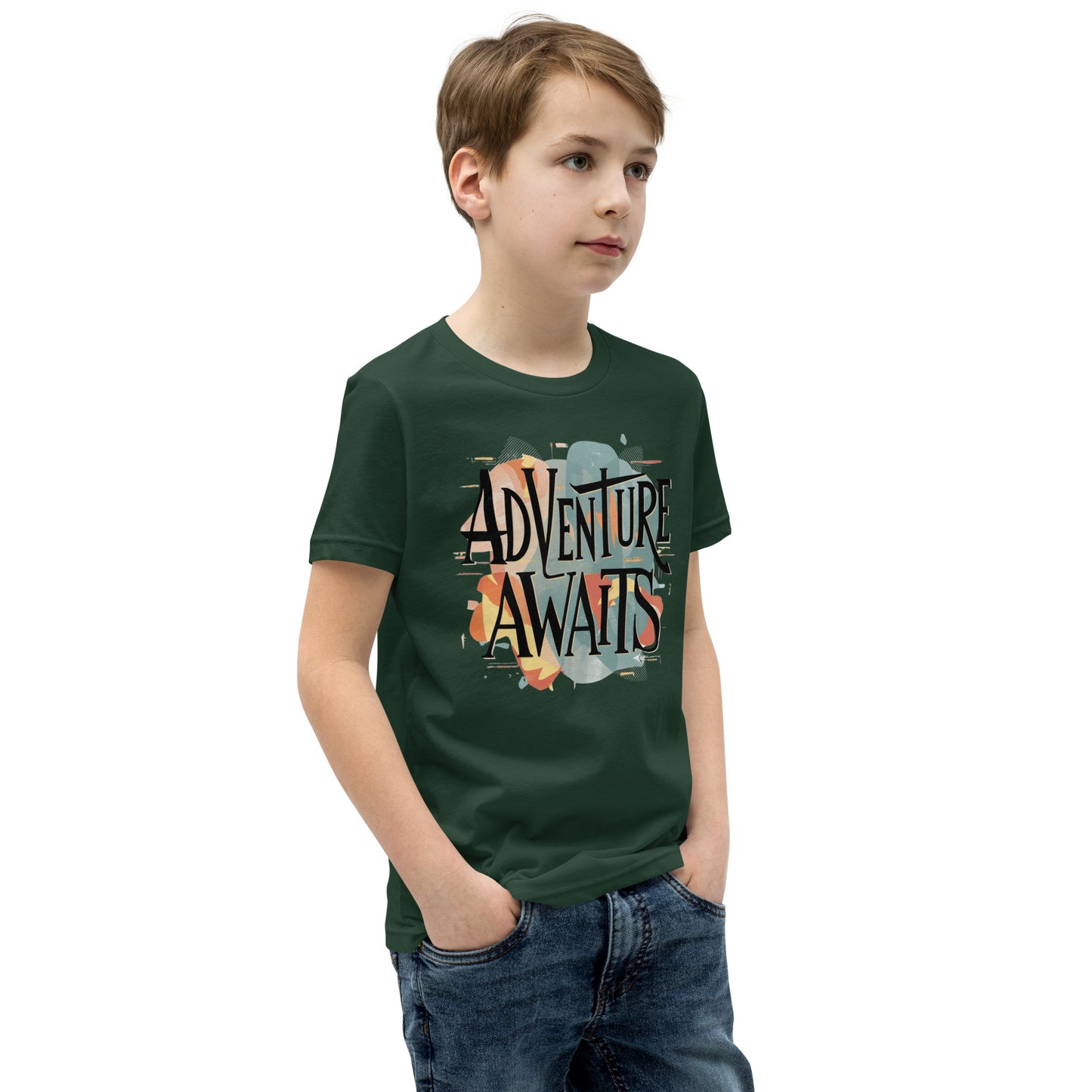 Youth Short Sleeve | Adventure Awaits - T-Shirt