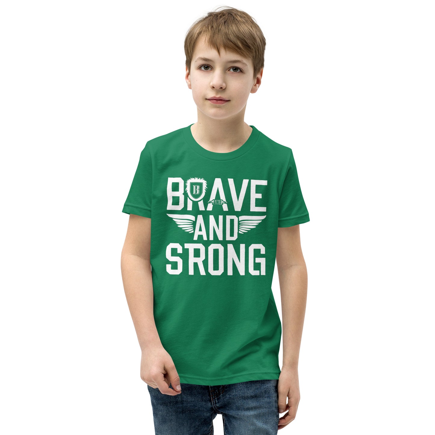 Youth Short Sleeve | Brave And Strong - T-Shirt