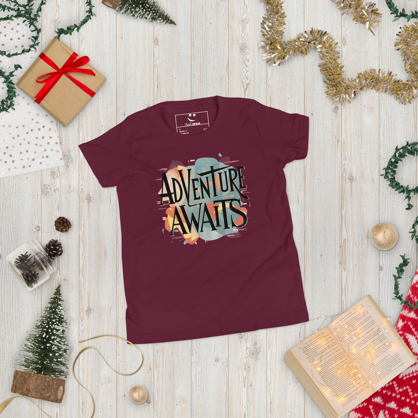 Youth Short Sleeve | Adventure Awaits - T-Shirt