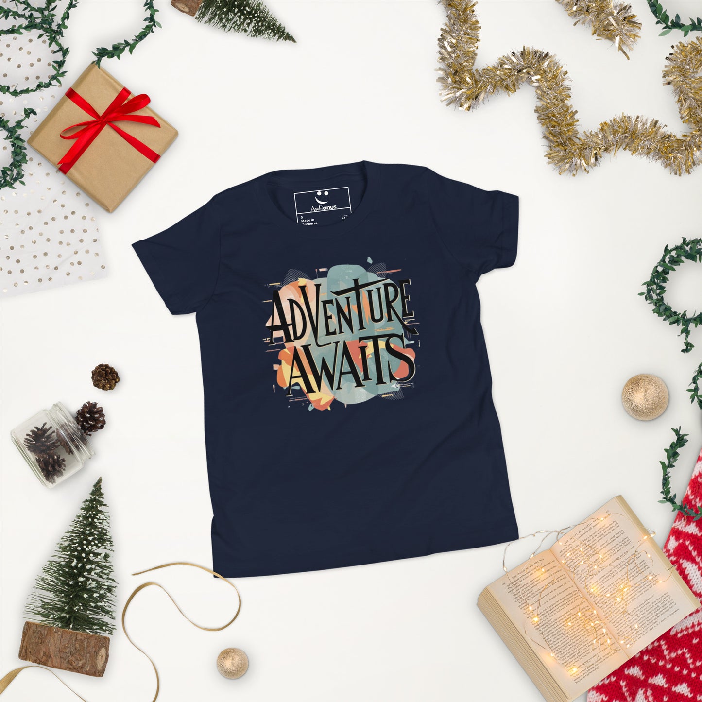 Youth Short Sleeve | Adventure Awaits - T-Shirt