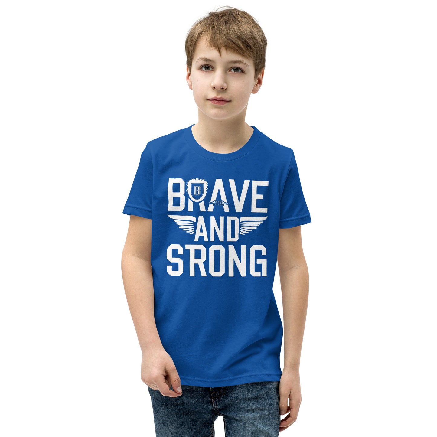 Youth Short Sleeve | Brave And Strong - T-Shirt